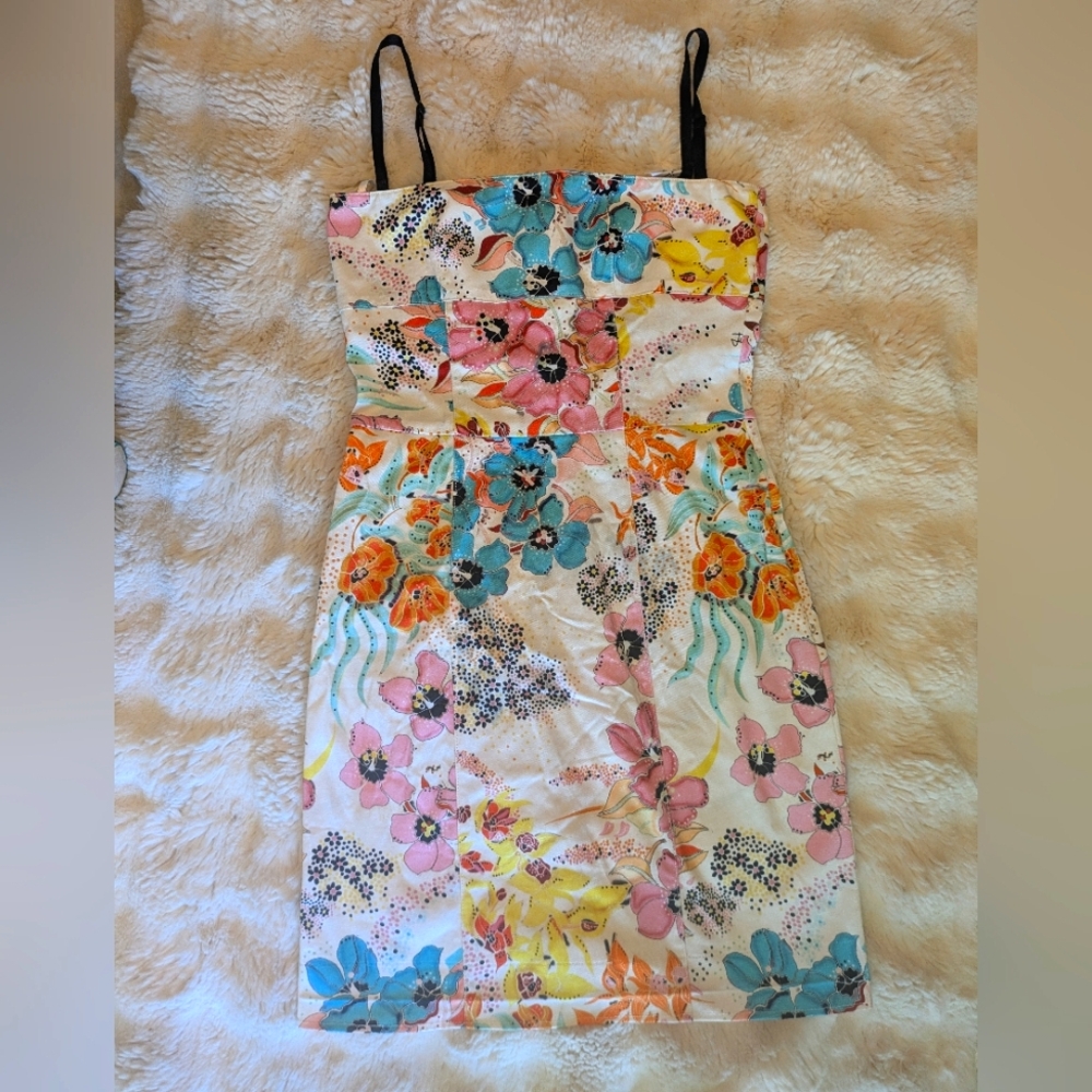 Just Cavalli Floral Bodycon Dress